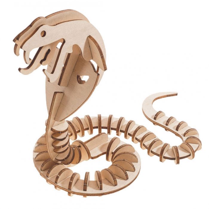 3D-Holzpuzzle - Kobra