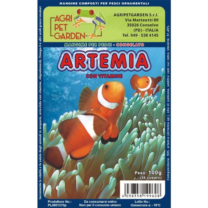 Artemia gefroren im Blister 100gr.