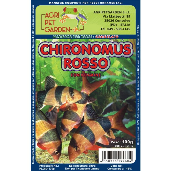 Chironomus Gefroren im Blister 100gr.