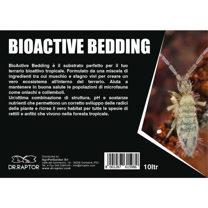Dr.Raptor BioActive Bedding 10 Liter - Bioaktives Substrat