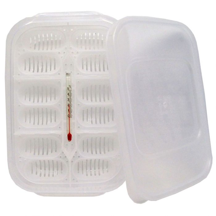 Reptilieneier-Inkubationsbehälter 12 Steckplätze