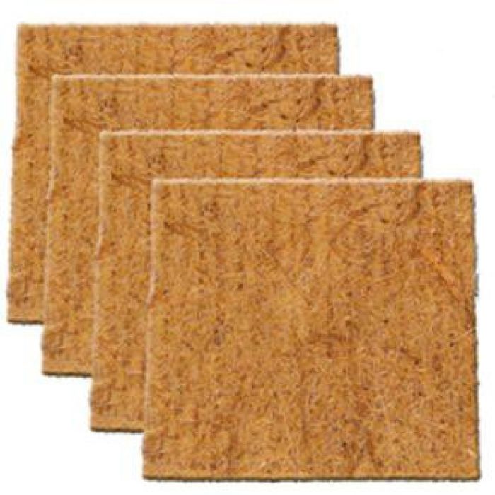 Hintergrund aus Kokosfasern 30x30x1cm