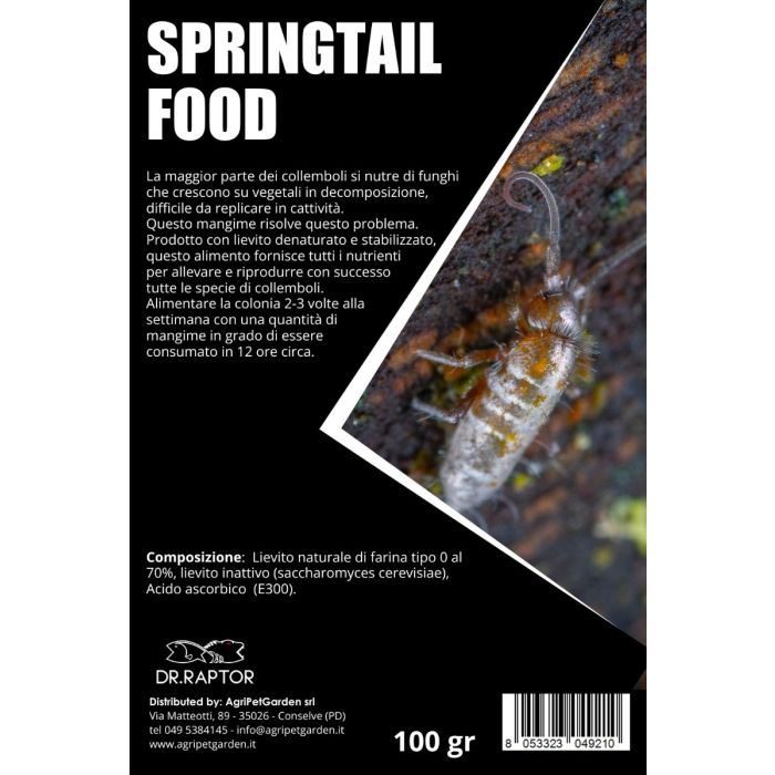 Dr.Raptor Springtail Food 25gr - Futter für Colmbolus