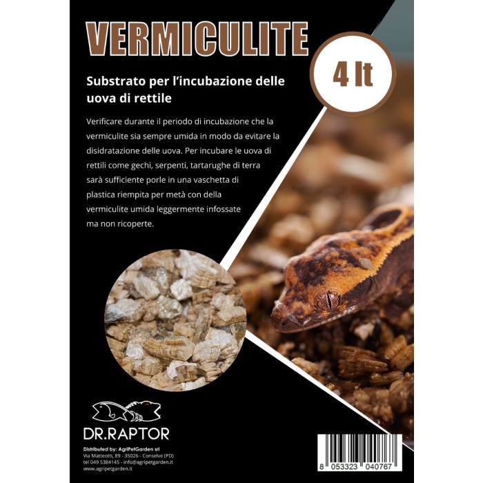 Dr.Raptor Vermiculite 4Lt - Vermiculite für Reptilieneier