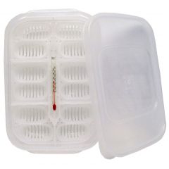 Reptilieneier-Inkubationsbehälter 12 Steckplätze