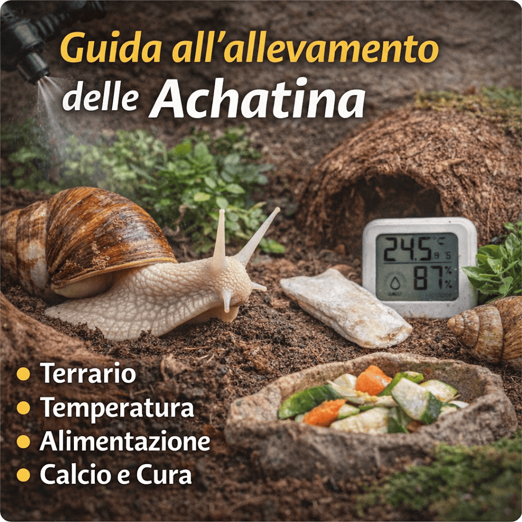 Achatina: guida completa all’allevamento delle lumache africane giganti