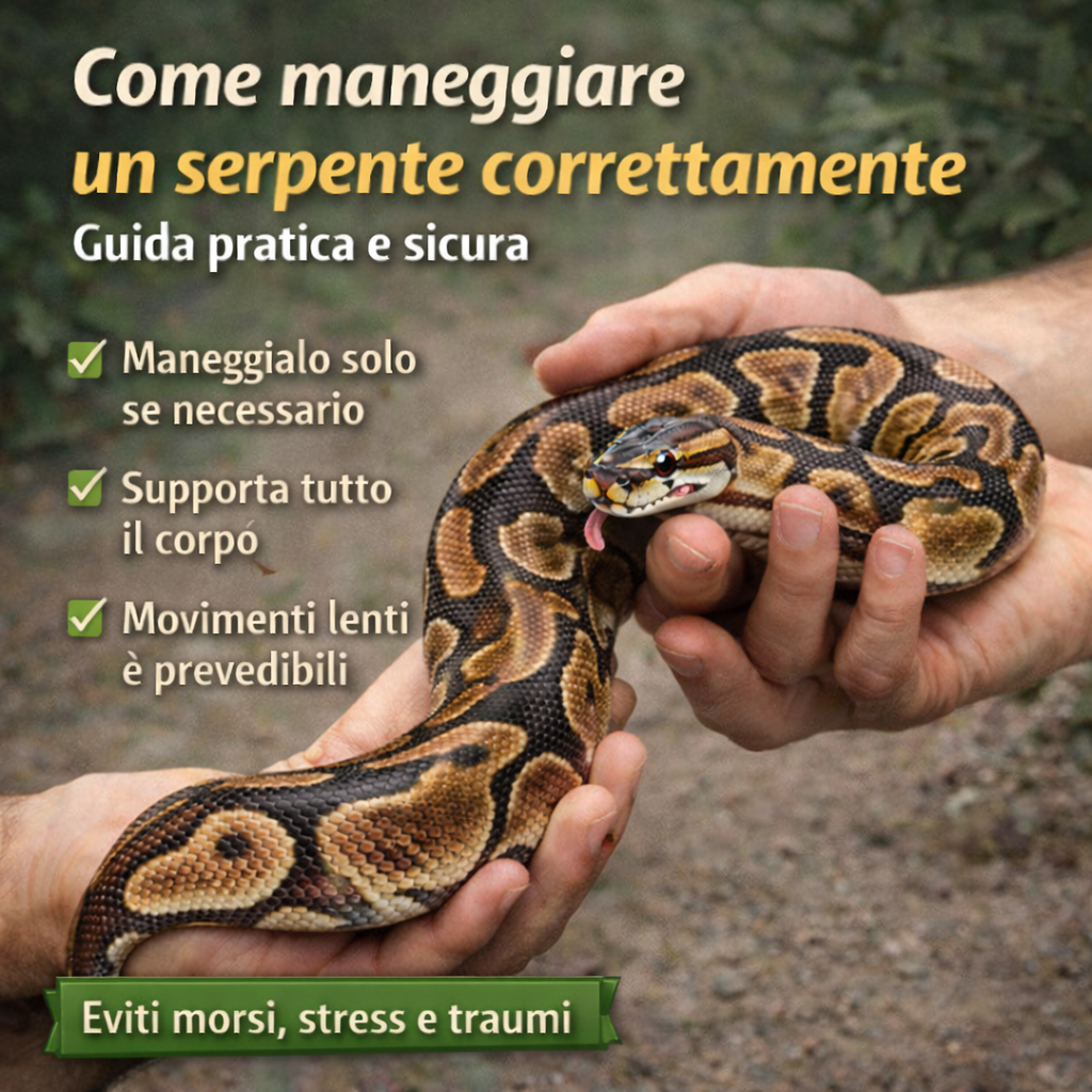 Come maneggiare un serpente correttamente: guida pratica e sicura