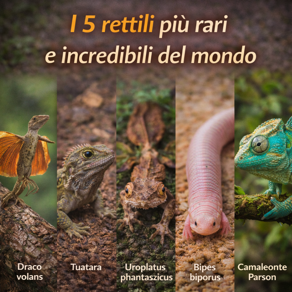 I 5 rettili più rari e incredibili del mondo