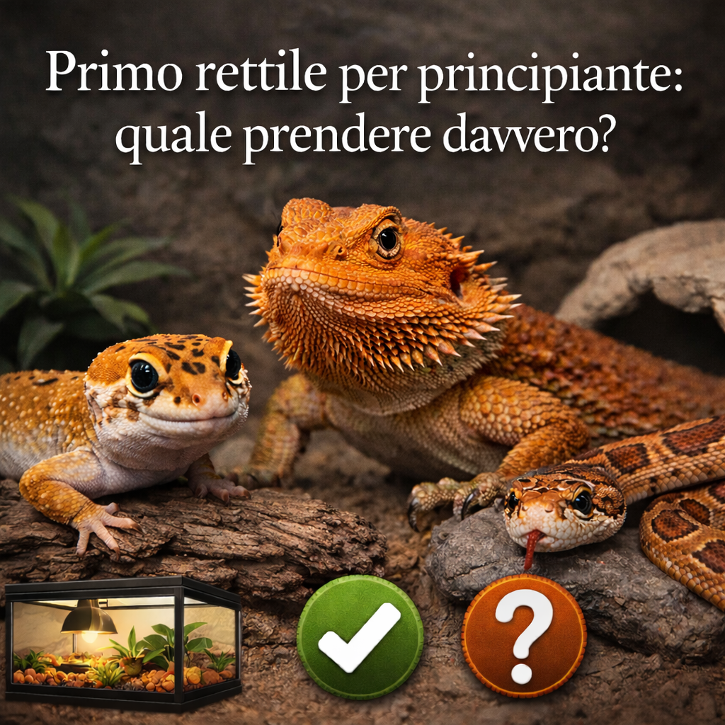 Primo rettile per principiantI: quale scegliere davvero