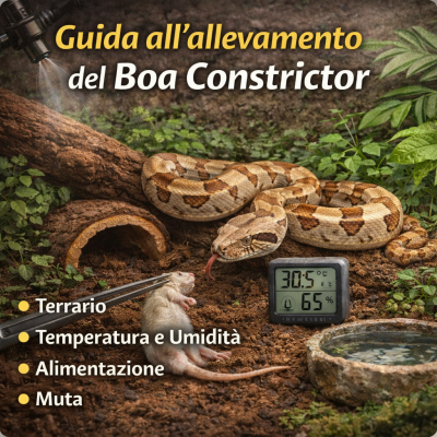 Allevare un Boa Costrictor: La guida completa