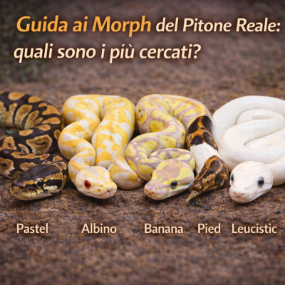 Guida ai Morph del Pitone Reale: quali sono i più cercati?
