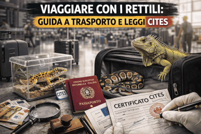 Viaggiare con i rettili: Guida a Trasporto e Leggi CITES