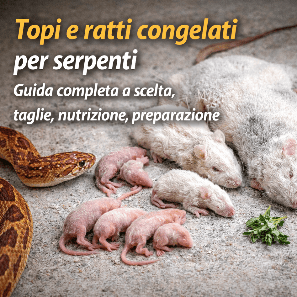 Topi e ratti congelati per serpenti: guida definitiva alla scelta
