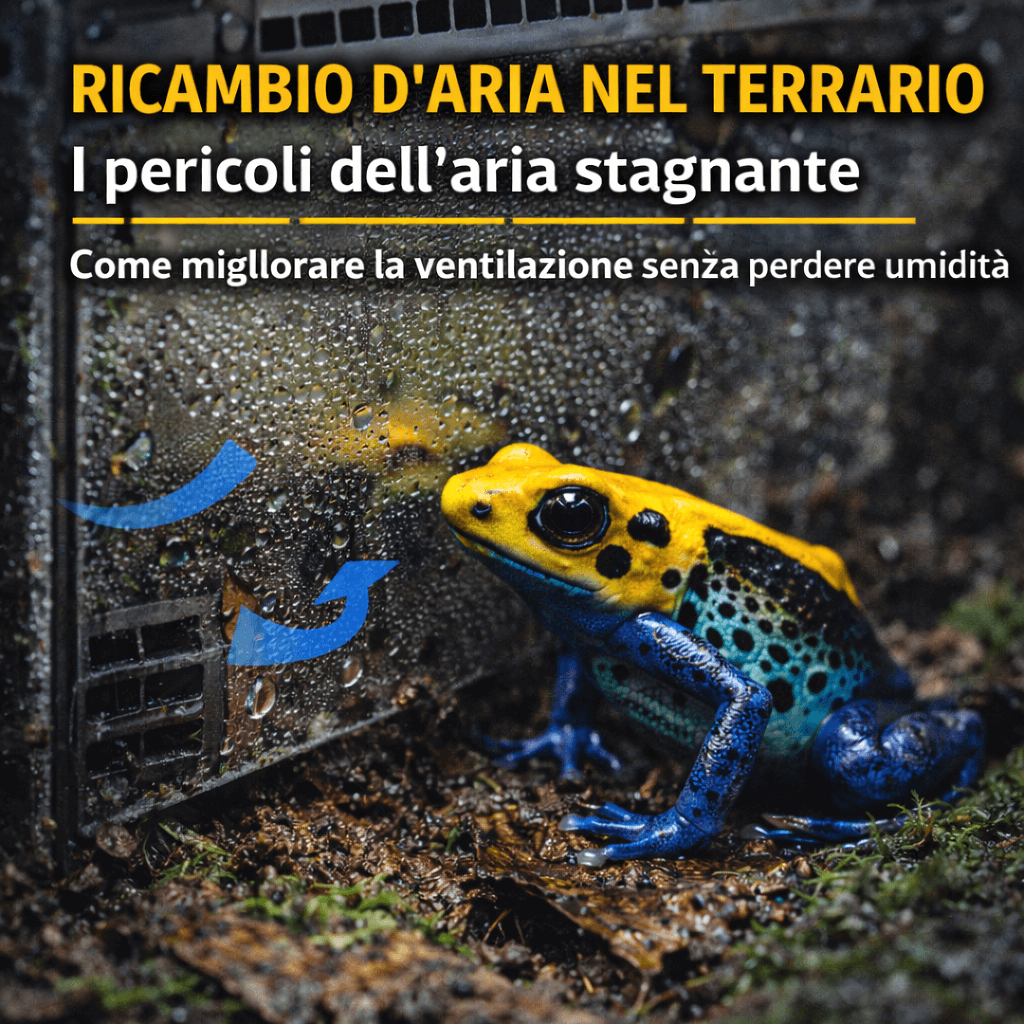 Ricambio d’aria nel terrario bioattivo: perché è fondamentale