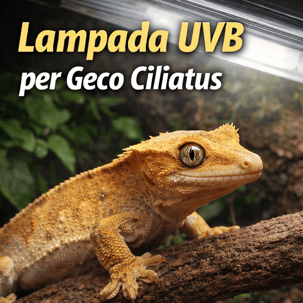 Lampada UVB per Geco Ciliatus: quando serve davvero e come usarla correttamente