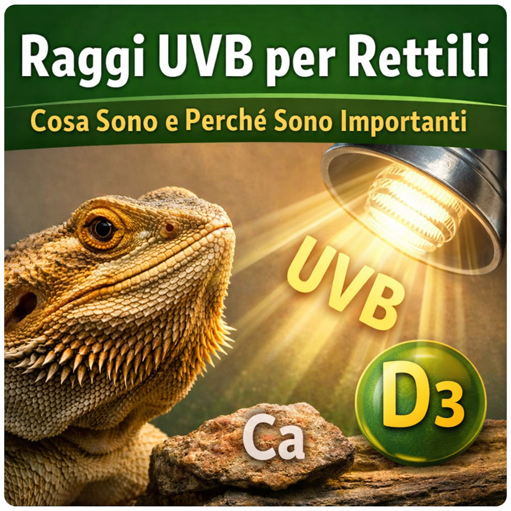 Raggi UVB nei rettili: cosa sono e perché sono fondamentali per la loro salute